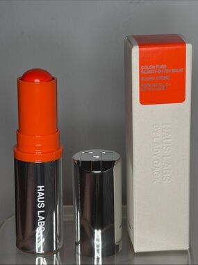 Haus Labs By Lady Gaga Color Fuse Glassy Blush Balm in glassy tangelo